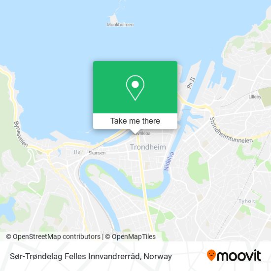 Sør-Trøndelag Felles Innvandrerråd map