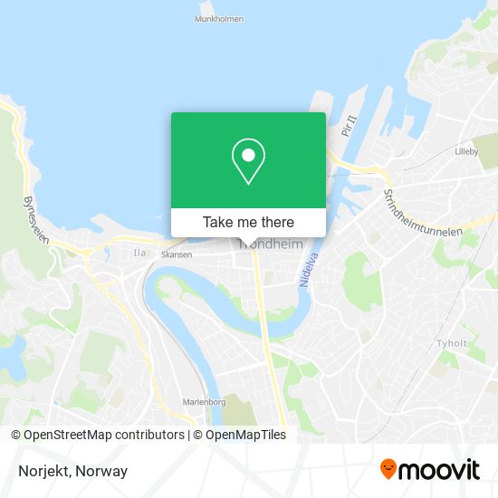 Norjekt map