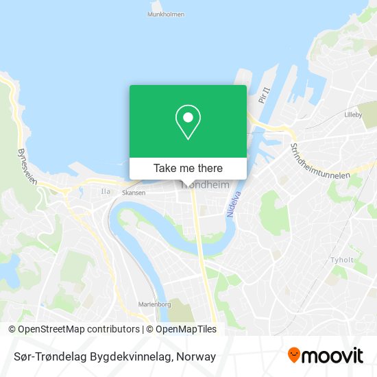 Sør-Trøndelag Bygdekvinnelag map