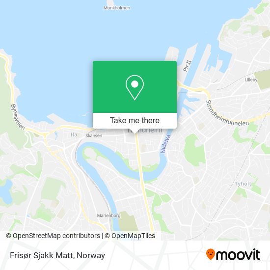 Frisør Sjakk Matt map