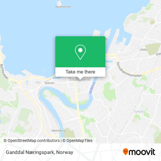 Ganddal Næringspark map