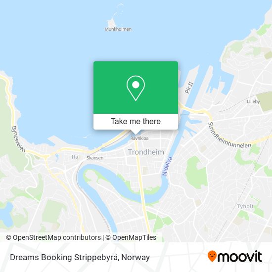 Dreams Booking Strippebyrå map