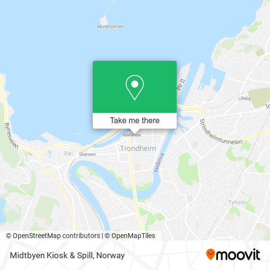 Midtbyen Kiosk & Spill map