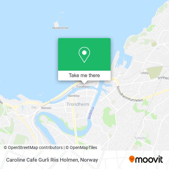 Caroline Cafe Gurli Riis Holmen map