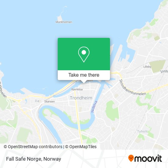 Fall Safe Norge map