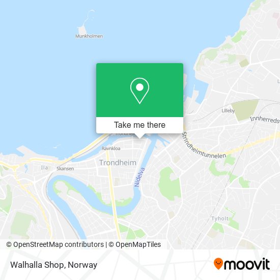 Walhalla Shop map