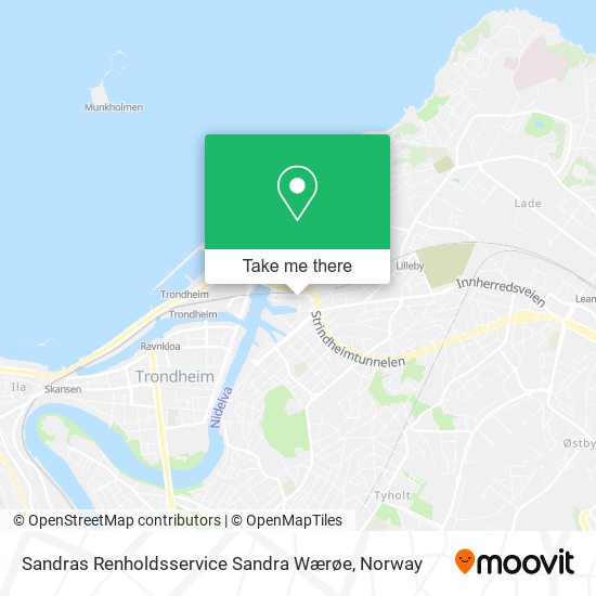 Sandras Renholdsservice Sandra Wærøe map