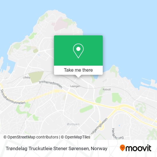 Trøndelag Truckutleie Stener Sørensen map