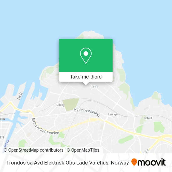 Trondos sa Avd Elektrisk Obs Lade Varehus map