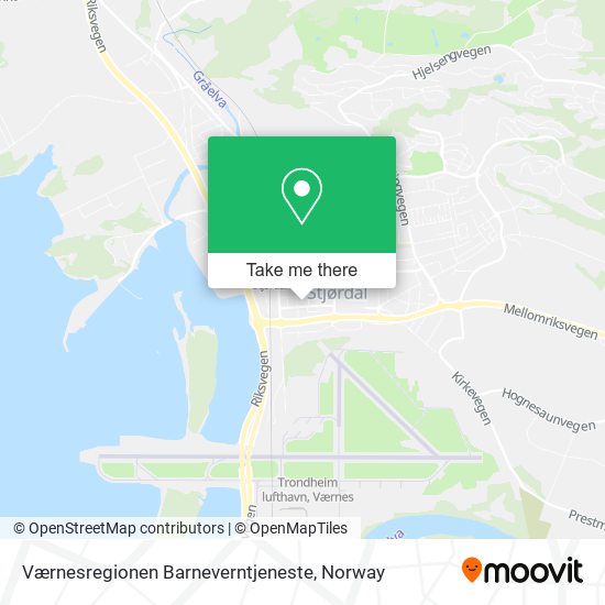 Værnesregionen Barneverntjeneste map