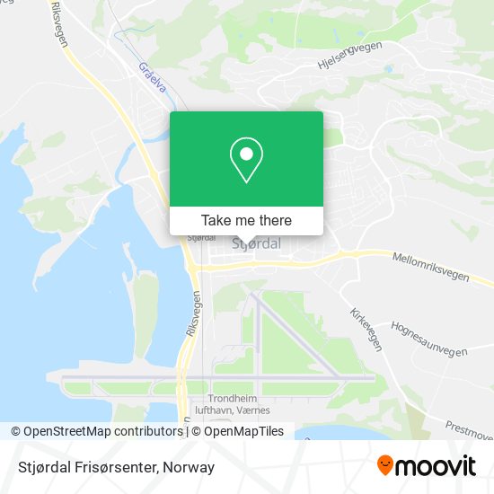 Stjørdal Frisørsenter map