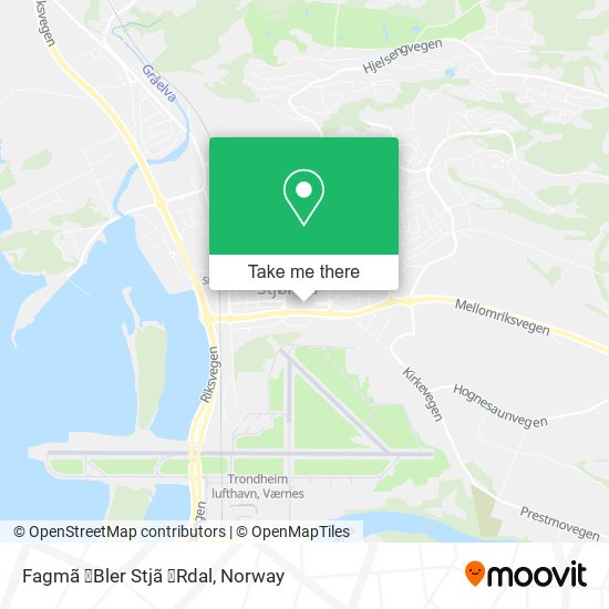 Fagmã ̧Bler Stjã ̧Rdal map