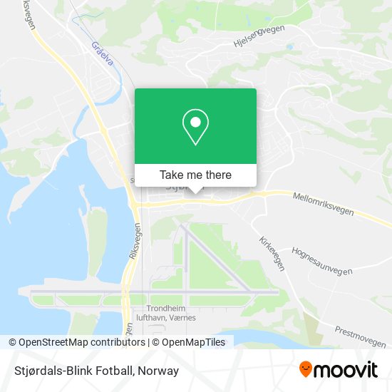 Stjørdals-Blink Fotball map