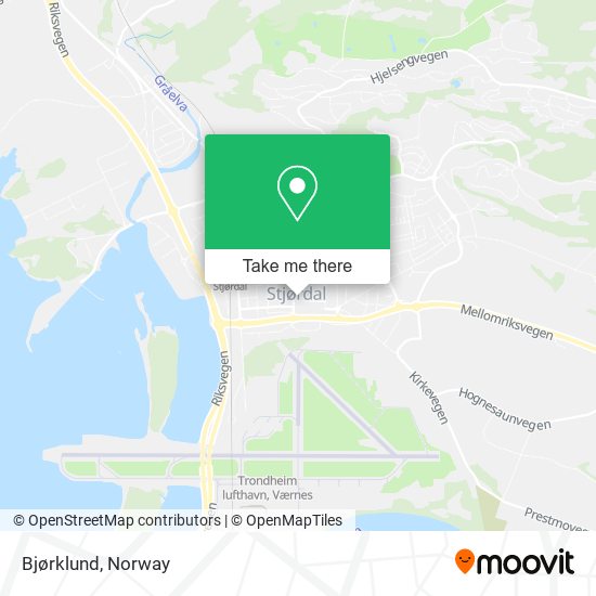 Bjørklund map