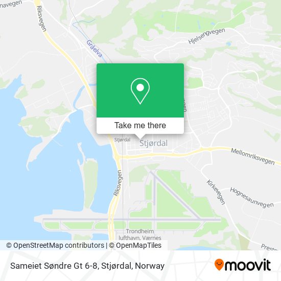 Sameiet Søndre Gt 6-8, Stjørdal map