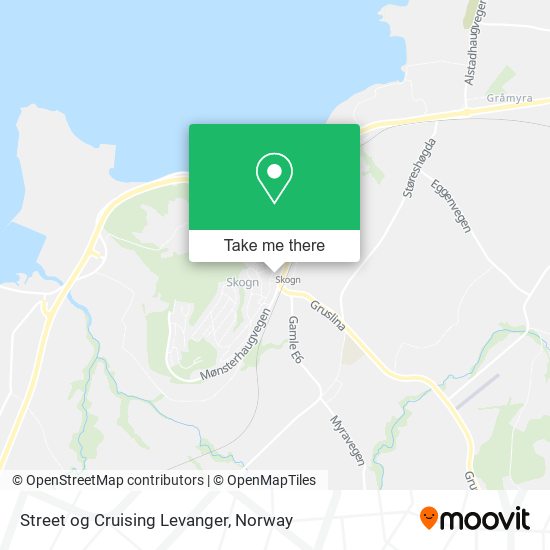 Street og Cruising Levanger map