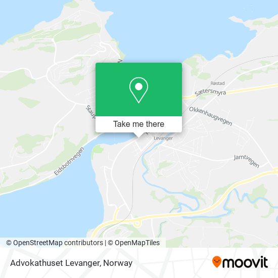 Advokathuset Levanger map