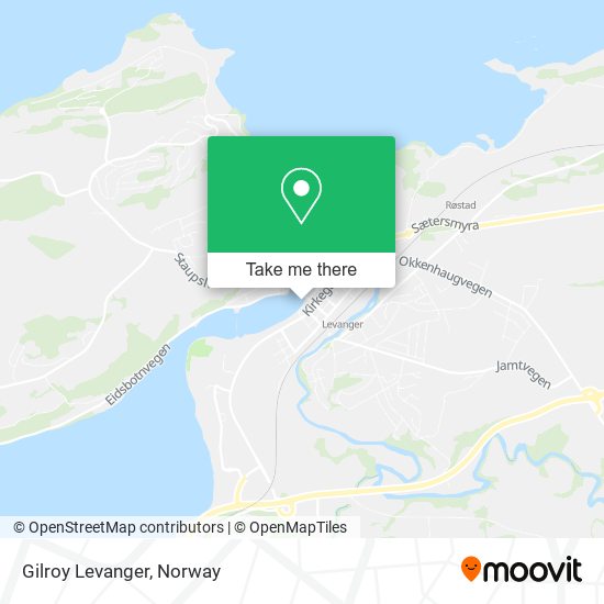Gilroy Levanger map