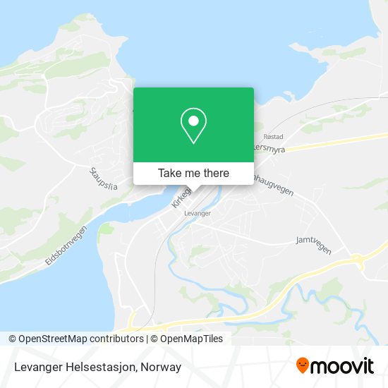 Levanger Helsestasjon map