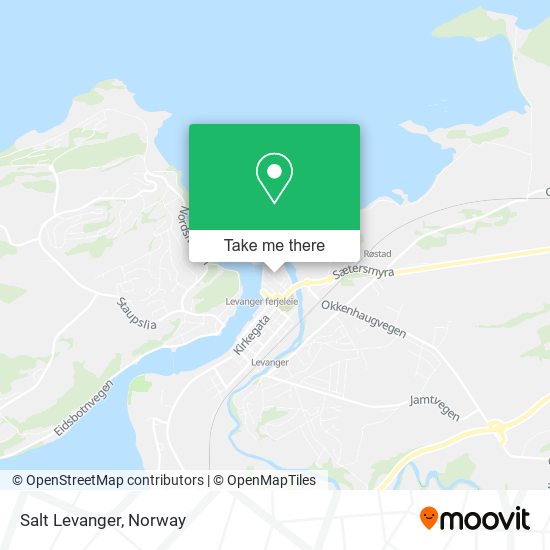 Salt Levanger map