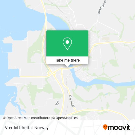 Værdal Idrettsl map