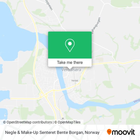 Negle & Make-Up Senteret Bente Borgan map