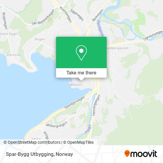 Spar-Bygg Utbygging map