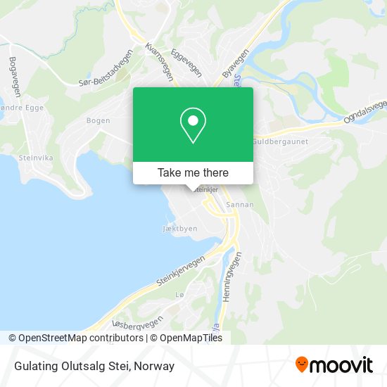 Gulating Olutsalg Stei map