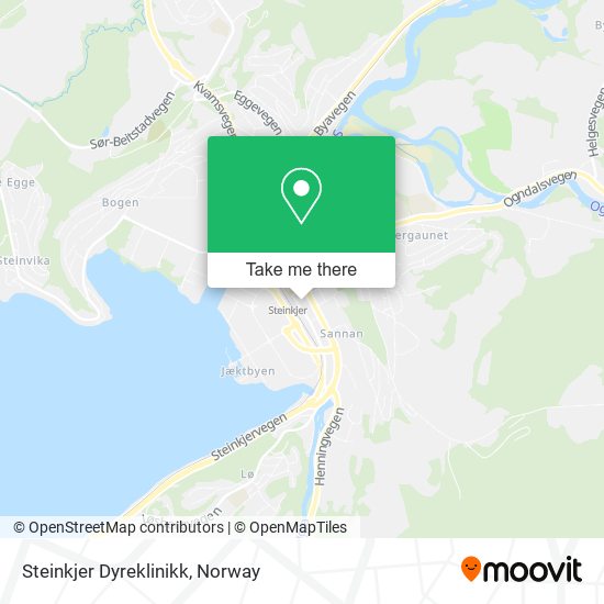 Steinkjer Dyreklinikk map