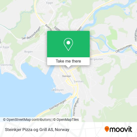 Steinkjer Pizza og Grill AS map