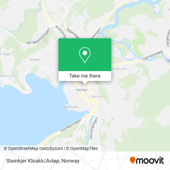 Steinkjer Kloakk/Avløp map