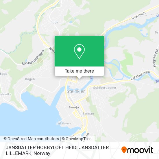 JANSDATTER HOBBYLOFT HEIDI JANSDATTER LILLEMARK map