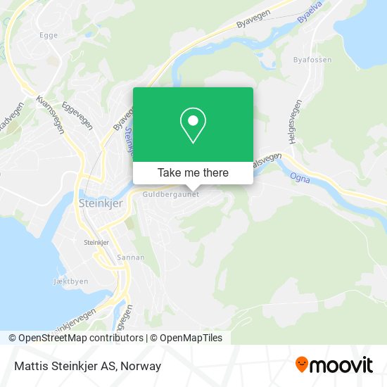 Mattis Steinkjer AS map