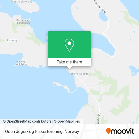 Osen Jeger- og Fiskerforening map