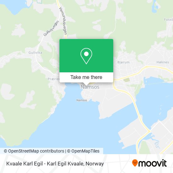 Kvaale Karl Egil - Karl Egil Kvaale map