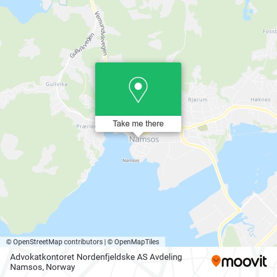Advokatkontoret Nordenfjeldske AS Avdeling Namsos map