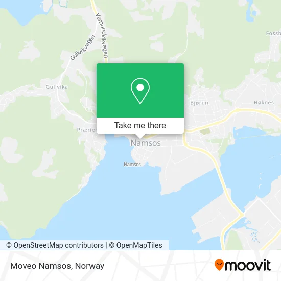 Moveo Namsos map
