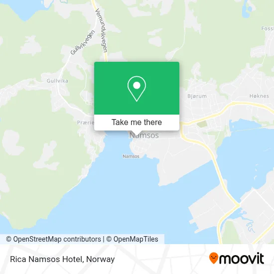 Rica Namsos Hotel map