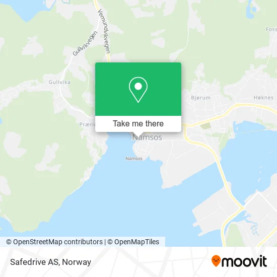 Safedrive AS map