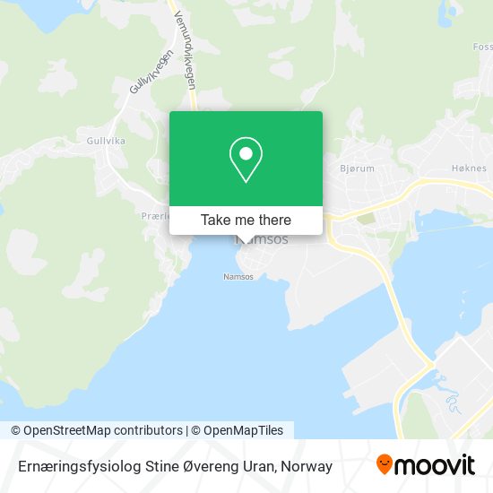 Ernæringsfysiolog Stine Øvereng Uran map