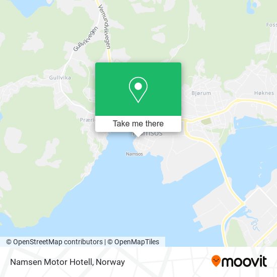 Namsen Motor Hotell map