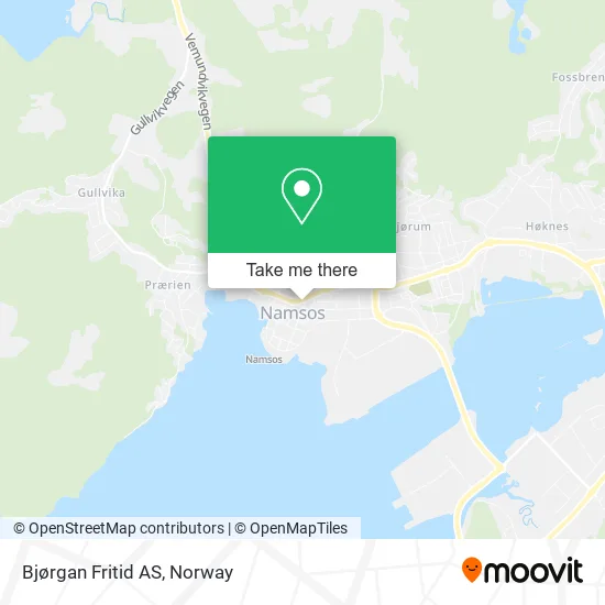 Bjørgan Fritid AS map