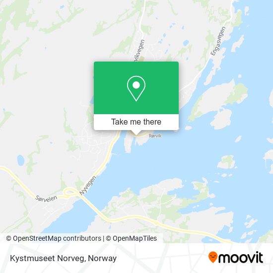 Kystmuseet Norveg map