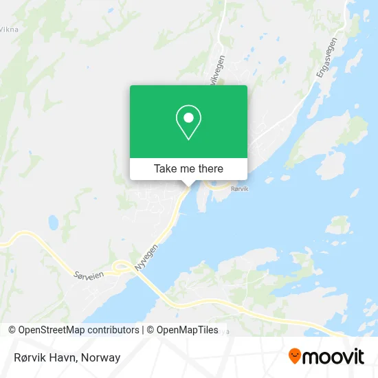 Rørvik Havn map