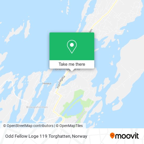 Odd Fellow Loge 119 Torghatten map