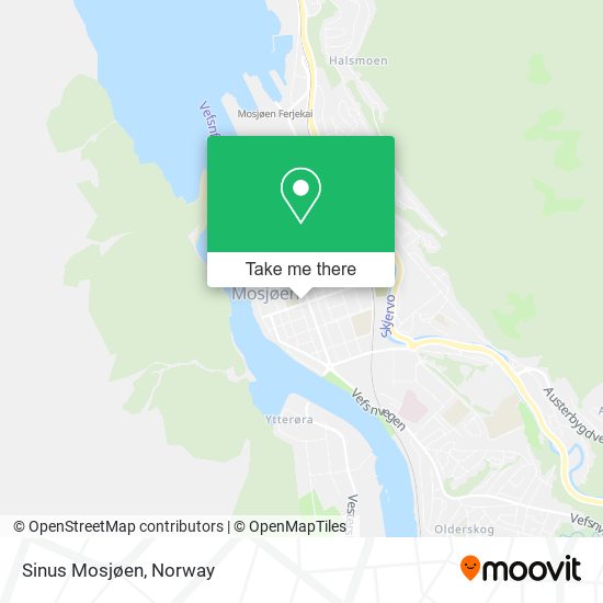 Sinus Mosjøen map