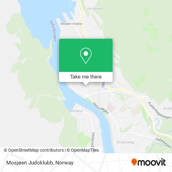 Mosjøen Judoklubb map