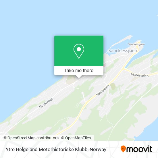 Ytre Helgeland Motorhistoriske Klubb map