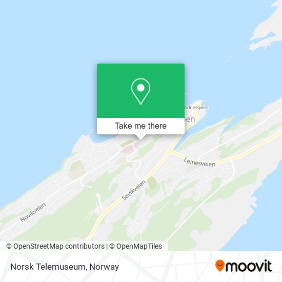 Norsk Telemuseum map