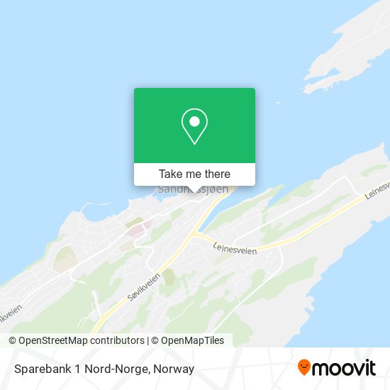 Sparebank 1 Nord-Norge map